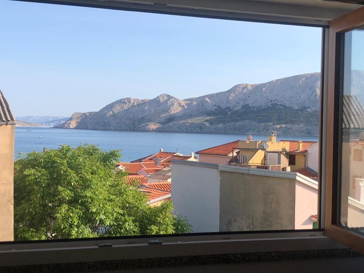 Studio Neven With Sea View Baška Екстериор снимка